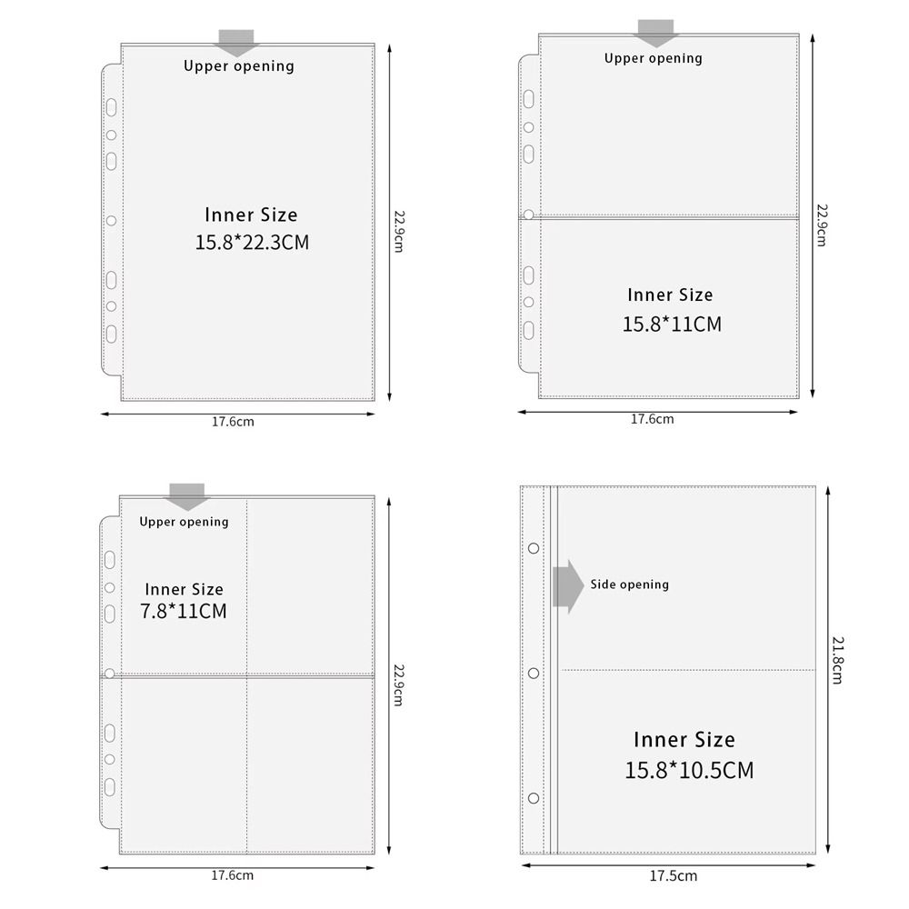 Card Penny Sleeve - Wkładki do segregatora na karty A5,