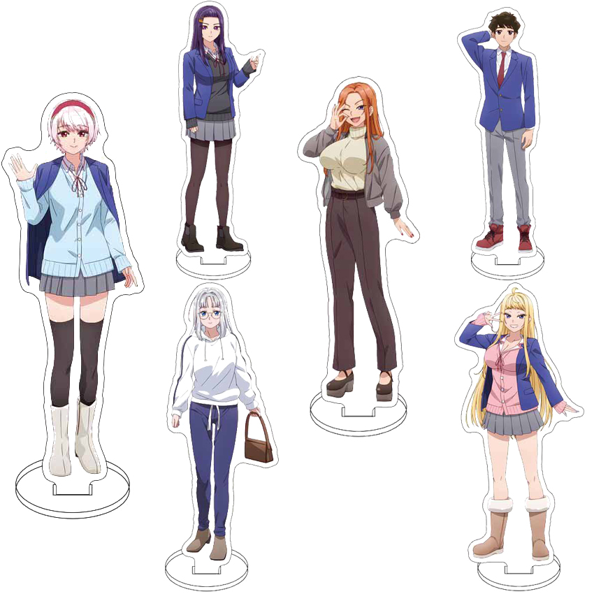 Figma Stand Set - 16 cm, akrylowa podstawka do figurek,