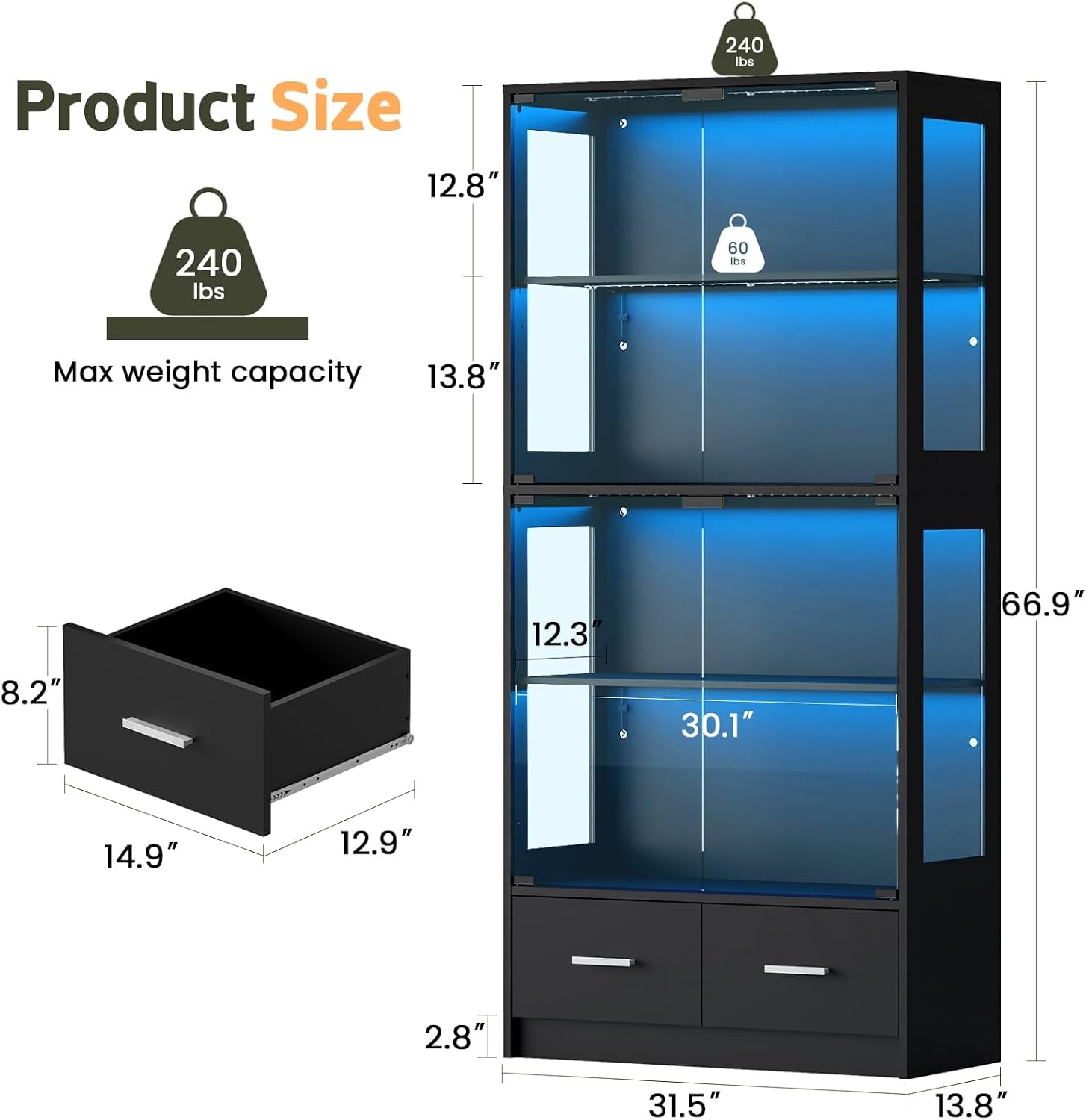 Szafka ekspozycyjna 67 cali, s – Pop Display Shelf recenzja i cena